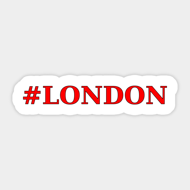 London City Tag Sticker by mydesignontrack